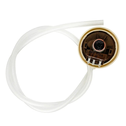 Washer Water Level Pressure Sensor Switch Assembly for Samsung DC96 01703C Replacement, with tubing and connector detail.