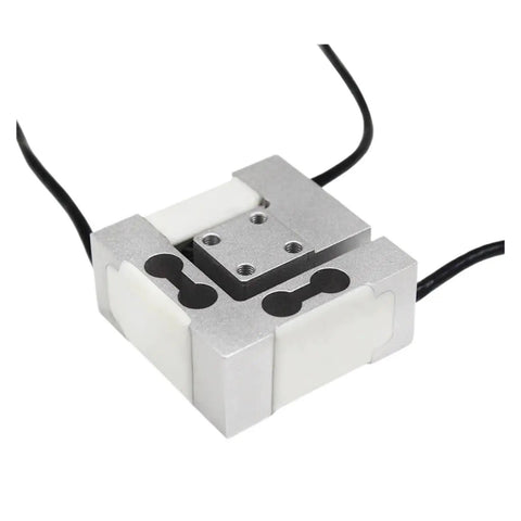 Close-up of Beefy Six Axis Robotic Arm component with alloy steel build, triaxial load cell, and rugged force sensor for stability.
