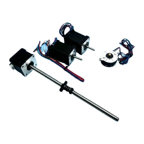 Replacement Z Axis Lead Screw And Motor Assembly For V0.1 35x42 3D Printer Upgrade Kit, lead screw and stepper motors