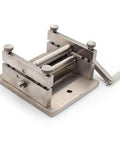 DIY Manual Plate Rolling Machine For Soft Metal Sheets And Tubes Mini Bending Tool For Hobbyists And Makers on white background