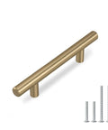15 Pack 3 Inch Champagne Bronze Cabinet Handles For Kitchen Cabinets, Drawer Pulls And Dresser Drawers With Classic Round Tube Design