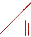 1:1 Scale Stainless Steel Scathach Spear Gae Bolg Replica For Cosplay And Collecting shown in full length and sections