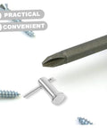 Stainless Steel Alignment Pins Set With Flat Cylindrical Design For Machinery Furniture And Electronics Easy To Install Through Precise Hole Positioning Durable Rust Resistant Headpins For Stable Positioning In Tools And Projects with screwdriver and screws