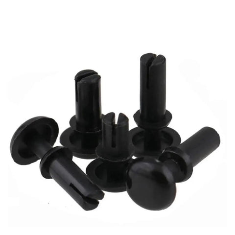 Heavy Duty Durable Nylon R Type Expansion Rivet Nut Buckle Clip Fastener, black nylon clips for auto interior securing panels.