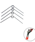 4 Pack Torsion Spring Replacement Kit For Hand Pruners V Shape Springs Tough As Nails Thick Pruning Shears upgrade shown with tool fit