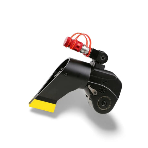 Heavy-Duty Hydraulic Torque Wrench Aluminum Titan Body 360 Adjustable Reaction Arm with safety lock, one-way ratchet design