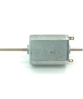 High Speed Micro 130 Dual Shaft DC Motor 12V 18V 24V 19000RPM Beast Power For RC Cars Boats Trains And DIY Projects, side view.