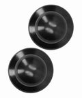 Upgrade Your Kitchen Crew With This Badass Pot Lid Handle Kit Featuring High Quality Phenolic Plastic Knobs For Sturdy Universal Cooking Pots With Simple Setup And Tough Grippy Handles For Any Chef On The Block, 2 black phenolic plastic pot lid knobs