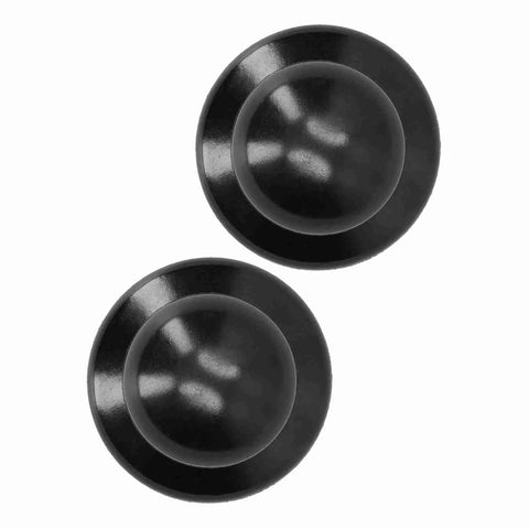 Upgrade Your Kitchen Crew With This Badass Pot Lid Handle Kit Featuring High Quality Phenolic Plastic Knobs For Sturdy Universal Cooking Pots With Simple Setup And Tough Grippy Handles For Any Chef On The Block, 2 black phenolic plastic pot lid knobs