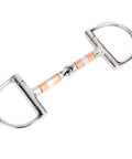 Stainless Steel Dee Bit Snaffle Horse Bit With Copper Roller For A Smooth Comfy Ride And Solid Control 5 Inch Mouth High Strength Design