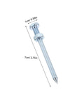 Close-up of 7 cm metal spike from Heavy Duty Lawn Aerator Shoes With Metal Spikes For Deep Soil Aeration And Lawn Health Ten Pack