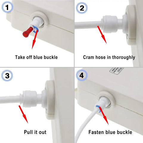Installation steps for 5 Gallon Bottle Water Dispenser Pump System Self Priming 110V AC US Plug Food Grade Water Pump