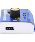Side view of 3 Channel Servo Tester And ESC Controller For RC Planes Drones Helicopters And Cars CCPM Boss Tester, aluminum housing