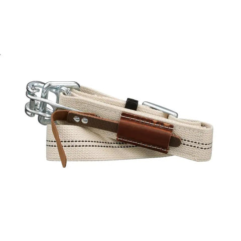 Heavy Duty Tool Belt With Mildew Resistant Cotton Polyester Webbing And A Forged Quick Release Buckle, medium size rolled view