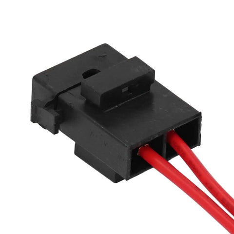 Heavy Duty Mini Blade Fuse Connector Holder 5 Pack 20 Amp Atm With 16 Awg Wire Extension, detailed view of connector.