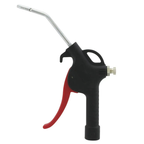 Side view of Pistol Grip Blow Gun Kit With Safety Tip Nozzle And Kwik-Change Universal Tip System 90 Max PSI showing adjustable handle