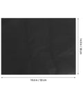 Embossed floral wrapping paper sheet in black with polka dot design, dimensions 50x38 cm, from 10 pack for bouquets and gifts.