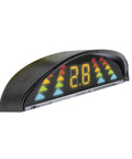 Universal 4 Sensor Switchable Front Or Rear Parking Sensor System With Ultrasonic Detection LED distance readout display