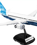 Boeing 737-8 Plane Building Kit With 340 High Quality Elements, Dope Moving Parts, Pilot And Passenger Figures, EU Made By A Brand