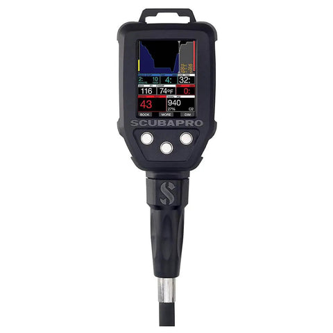 G2 Console Dive Computer With Quick Release Black One Size, Easy Read Phone Style Screen, Simple Three Button Controls