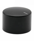 38 Mm Cnc Aluminum Volume Knob Feels Smooth As Butter To Turn For Hifi Amp Dac And Turntables black anodized finish top view