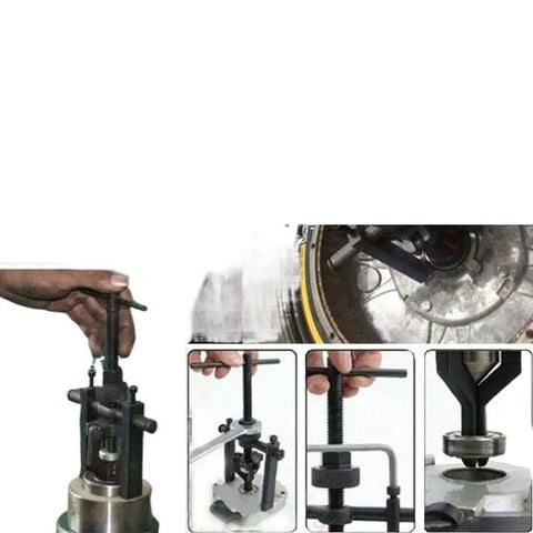 Heavy Duty 3 Jaw Bearing Puller Extractor Tool For Motorcycle Car Repair Makes Getting Nasty Bearings Out Easy Peasy For Any Home Mechanic Looking To Save Time And Money On Auto Maintenance Tasks And Keeps You Sharp On The Road. 3 jaw steel bearing puller on motorcycle hub