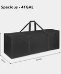 42 Inch Large Zippered Duffel Bag For Travel Camping And Sports Gear Waterproof Foldable Luggage 41 Gallon Capacity