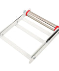 Adjustable Stainless Steel Cutting Machine Support Stand With Anti Slip Teeth, Heavy Duty Trimmer Bracket for secure material holding