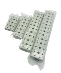 Durable Pneumatic Solenoid Valve Base Manifold 200M Series with multiple sizes showing 1/4 inch BSPT ports for air control