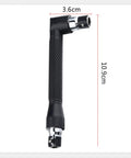 Double Ended Socket Wrench And Hex Driver Adapter Quarter Inch L Shaped Handle with cushioned grip, 10.9cm long, heavy-duty tool.