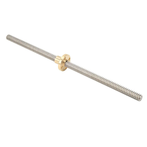 Get Serious Motion Precision With This Awesome T8X8 Lead Screw Shaft Kit Paired With Sleek SC8UU Sliding Bearing Blocks For Rock Solid Linear Guidance In 3D Printers And CNC Machines Without Any Jitter Backlash Or Wobble Ever.. T8 lead screw with brass nut