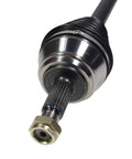 Right Front Passenger Side CV Axle Shaft Assembly For Cars With Premium OE Fit And Balanced Precision For A Smooth Vibration Free Ride Durable Boot And Long Lasting Highway Performance, close-up of CV joint boot