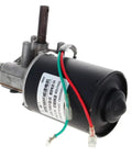 DC 12V 40RPM Reversible Worm Geared Motor With High Torque Gear Box Reduction Right Shaft GW7085 in side view display