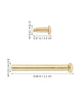 10 Piece Handheld Fan Rivet Nuts Steel Shaft Repair Kit For Fan Shaft Replacement And Hand Fan Repairs No Brainer Easy Install Durable Metal Build Includes Clear DIY Guide, brass rivet nuts 0.98 in