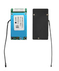 Hella Durable 10S 36V 15A BMS Controller Board For Electric Scooters Featuring Smart Battery Balancing Plus Overcharge And Cold Weather Protection For 18650 Lithium Cells, showing front and back view.