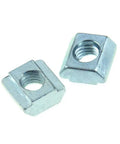 Premium M5 sliding T nuts for 20 series extrusions, ideal for CNC and 3D printer builds, made of durable carbon steel.