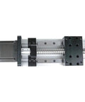 Rock Solid Linear Motion Guide System With SFU1605 Ballscrew, MGN C7 Rail, And NEMA23 Stepper Motor for precision CNC, 200mm travel