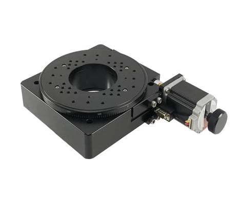 Motorized Rotary Positioning Stage PX110-200 For Precision Electric Rotary Table And Indexing Disc 200 With 45 To 1 Reduction