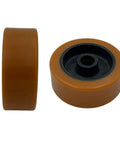 Drive Wheel Replacement for Electric Pallet Jack That Handles 3300 and 4400 lbs Capacity Built Tough Smooth Roll Easy Install Durable Build 1 Pack Heavy Duty, brown polyurethane wheel