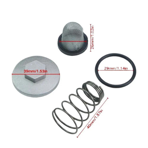 Premium Oil Drain Plug Filter Kit For GY6 50-150cc PCX125 Scooter Moped ATV And 139QMB Motorcycle Engine Quick Change Setup parts