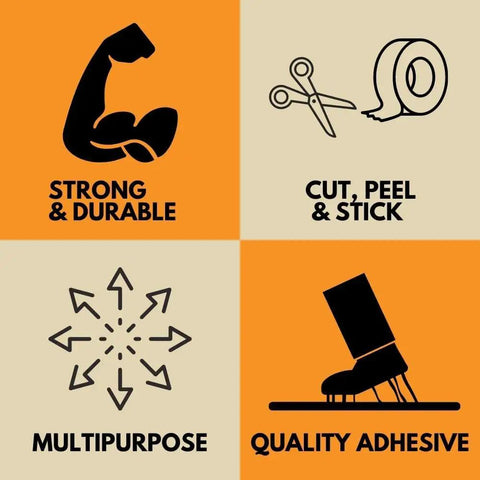 Strong and durable features of Rock Solid Clear Packing Tape Machine Length 1.88 X 1000 Yards 12 Rolls with multipurpose use.