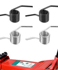 3 Ton Hydraulic Floor Jack Spring Kit Heavy Duty Steel Return Springs For Horizontal Jack Handle Replacement Parts Set