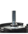 Close-up of 8mm shaft of Low Noise High Torque 28W 68KTYZ Permanent Magnet Synchronous Motor With 8mm Center Shaft No Hole Forward Reverse Control 220V AC Electric Motor 50 RPM Easy Install For Home Appliances