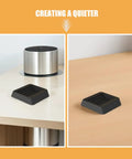 Anti Slip Pads For Chair Legs And Furniture With Wheels, Non Slip Floor Protection shown on table surface