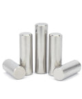 Heavy Duty 304 Stainless Steel Locating Dowel Pins With Round Heads And Chamfered Ends For Precise Machining And Assembly Work That Lasts A Long Time Without Rust, showcasing mixed sizes in a neat arrangement.