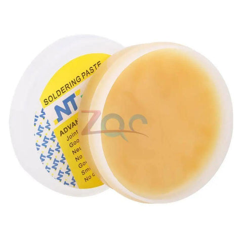 50g Rosin Solder Paste Flux No Clean Soldering Cream in round container with clear lid