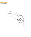 Two Point Five Inch 45 Degree Elbow Dust Collection Fitting ABS Plastic Black Durable Connector For Shop Vacuums And Dust Collection Systems That Fits Most Two And A Half Inch Ports In Home Woodworking And Garage Workshops diagram