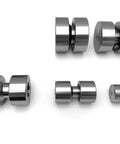 Complete Ten Piece Dimple Die Set For Hydraulic Press Use Includes One Half To Three Inch Dies And Dzus Dimple Die for fabrication.