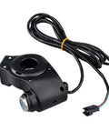 Thumb Throttle With Key Lock For Electric Bikes And Scooters 24V To 72V Power Switch With Real Time Voltage Display 22mm Mount