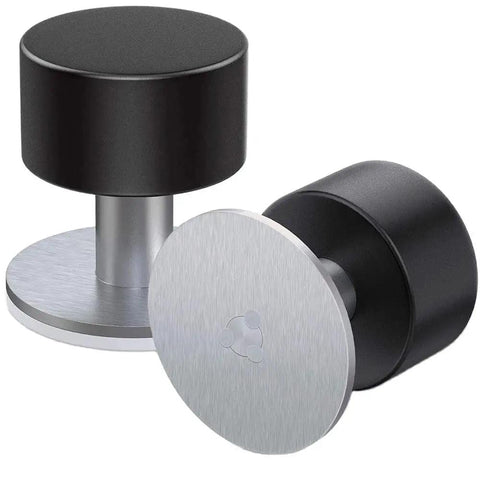Heavy Duty Stainless Steel Door Stopper With Ultra Strong Adhesive Wall Mount Sound Dampening Door Noise Floor Safe Bumper
